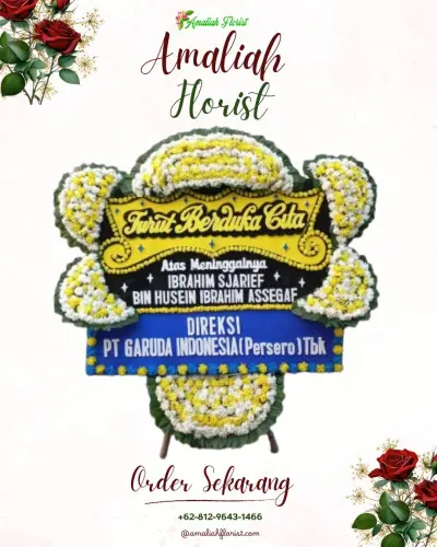 Papan Bunga Duka di Suka Damai