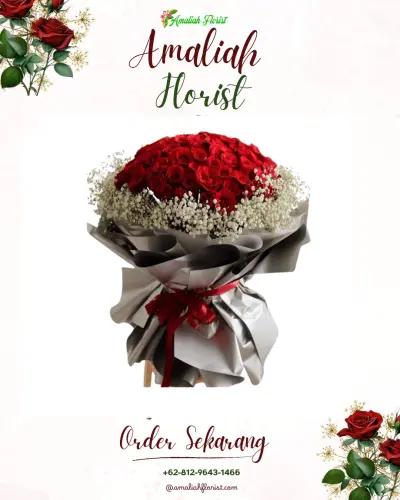 Buket Bunga di Suka Damai