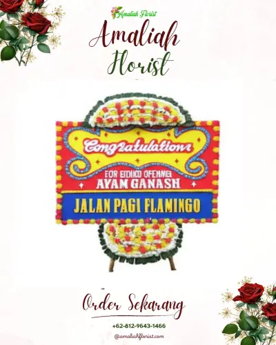 Bunga Papan Congratulation di Suka Damai